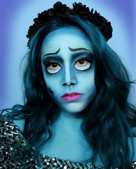 corpse bride face paint|halloween makeup for corpse bride.